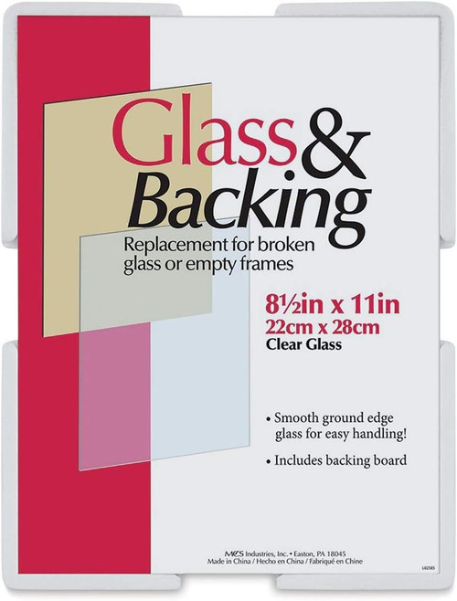 Framatic - MCS Glass & Backing: Replacement for Broken Glass or Empty Frames - 8"x10" 