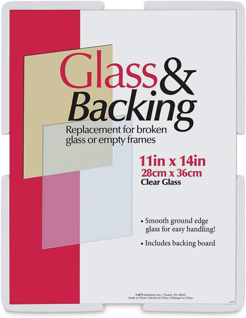 Framatic - MCS Glass & Backing: Replacement for Broken Glass or Empty Frames - 11"x14" 