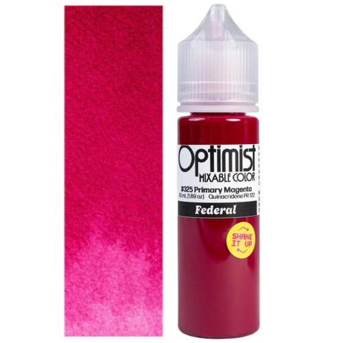 Federal Color Optimist Mixable Color 50mL Precision Bottle - #325 Primary Magenta 