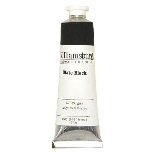 Williamsburg Handmade Oil Colors Williamsburg Oils Slate Black 37mL