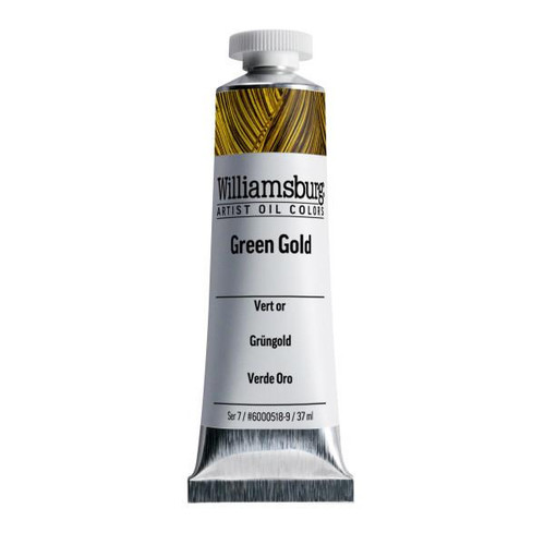 Williamsburg Handmade Oil Colors Williamsburg Oils Green Gold 37mL