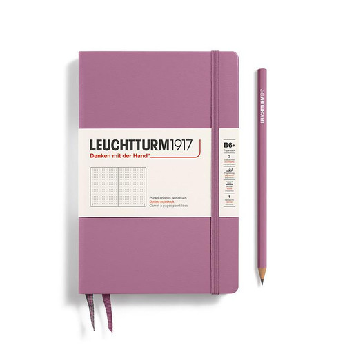 Leuchtturm 1917 Leuchtturm Hardcover Paperback (B6+) Notebook, Dusty Rose, 219p., dotted