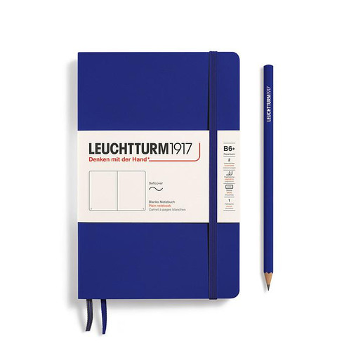 Leuchtturm 1917 Leuchtturm Softcover Paperback (B6+) Notebook, Ink, 123p., plain