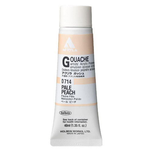 Holbein, Inc. Holbein Acrylic Gouache, 40ml Tube, Pale Peach