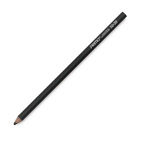General Pencil Company General Pencil Primo Euro Blend Charcoal Pencil, 3B