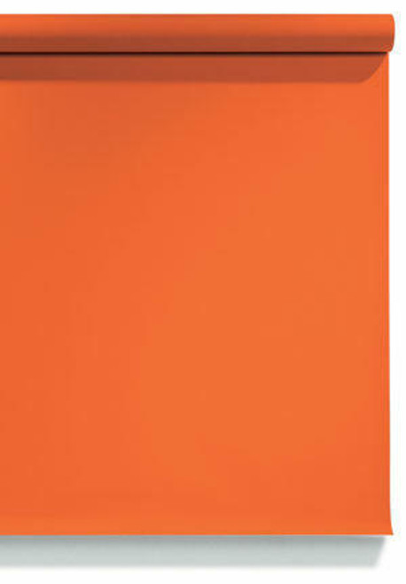 Superior Seamless Backdrop #39 Bright Orange Seamless Paper 107x36