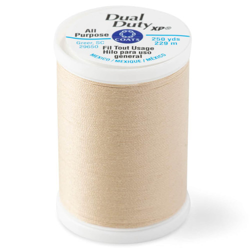 Coats & Clark Coats Dual Duty XP General Purpose Thread, 250yd, Buff 