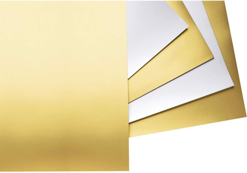  Pacon Coated 4ply Poster Board, Gold, 22" x 28" 