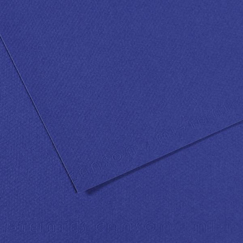 Canson Mi-Teintes Paper Sheet, Royal Blue 19" x 25" Canson Mi-Teintes Paper Sheet, Royal Blue 19" x 25"