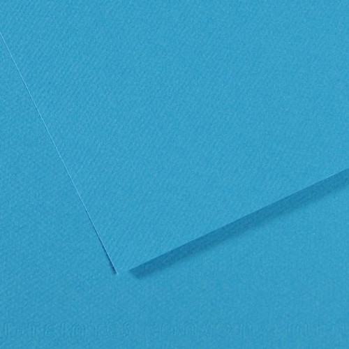 Canson Mi-Teintes Paper Sheet, Turquoise Blue 19" x 25" Canson Mi-Teintes Paper Sheet, Turquoise Blue 19" x 25"
