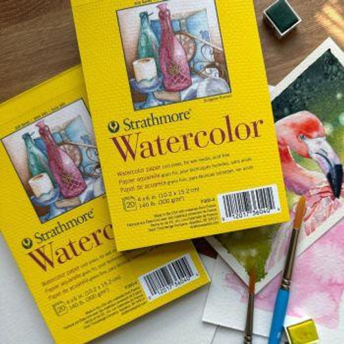 Strathmore Artist Papers Strathmore Watercolor Pad, 300 Series - 4" x 6"  Strathmore Artist Papers Strathmore Watercolor Pad, 300 Series - 4" x 6"