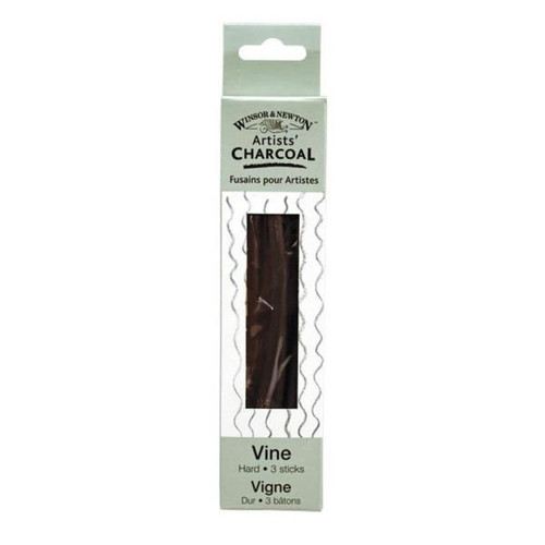  Winsor & Newton Vine Charcoal - Hard 3pk 
