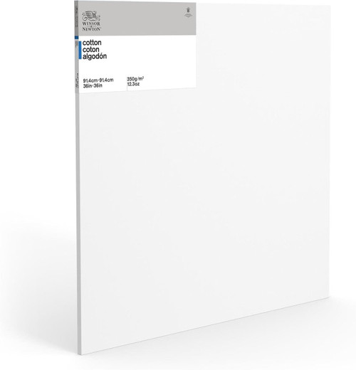  Winsor & Newton Classic Cotton Stretched Canvas, Studio, 36" x 36" 