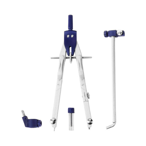  Pacific Arc Speed Bow Compass, Double Break Leg with Universal Adapter & Extension Bar 