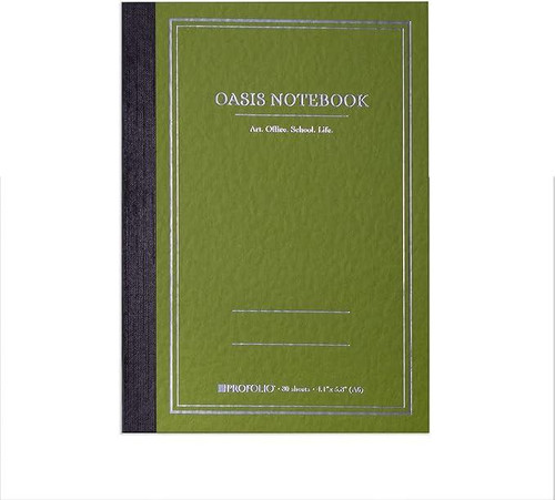 Itoya of America Inc ProFolio Oasis Notebook - A6 - Avocado 