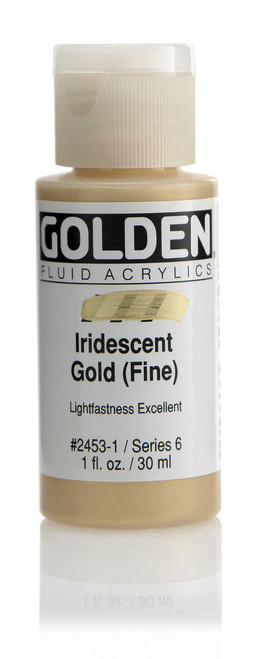 Golden Artist Colors Fluid Iridescent Gold Fine 1oz