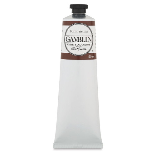 Gamblin Artist Grade Oil Color, 150ml, Burnt Sienna