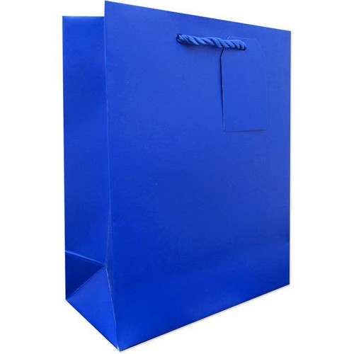  Jillson & Roberts Gift Bag, Medium, Solid Royal Blue 