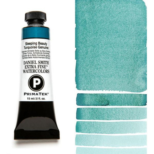  Daniel Smith Extra Fine Watercolor, 15 ml, Primatek Sleeping Beauty Turquoise 