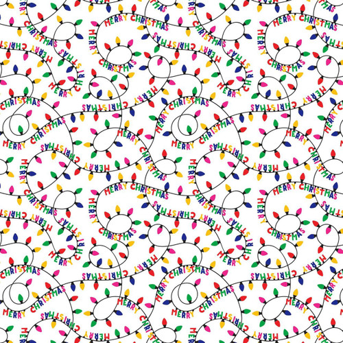  Jillson & Roberts Jumbo Wrapping Paper Roll, Merry Lights 