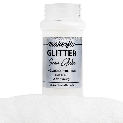  MakerFlo Glitter, 2oz. Fine, Snow Globe 