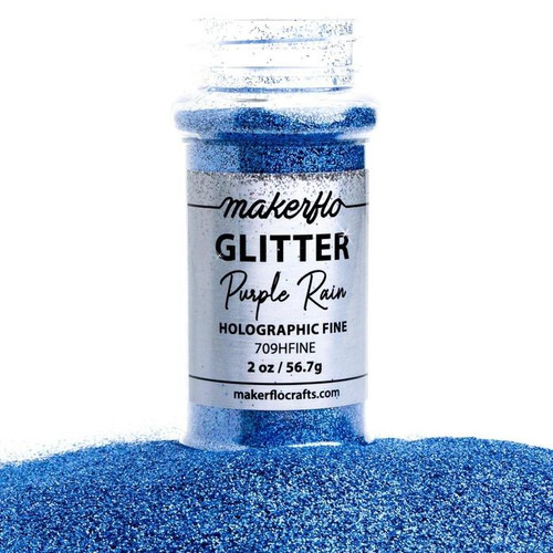  MakerFlo Glitter, 2oz. Fine, Purple Rain 