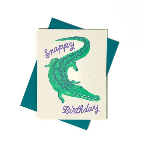  Bromstad Printing Co. - Snappy Birthday - Risograph Card 