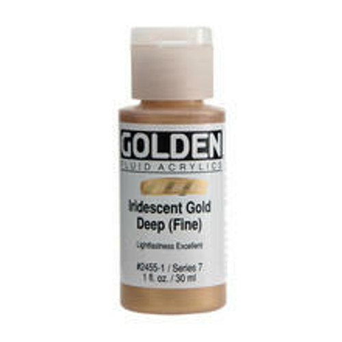 Golden Artist Colors Fluid Iridescent Deep Gold 1oz