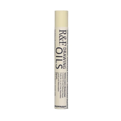  R&F Handmade Paints, Drawing Oil, Unbleached Titanium 