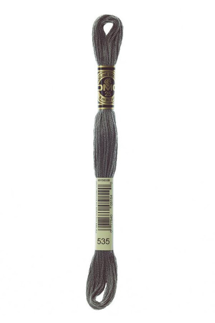  DMC Embroidery Floss, 535 Ash Grey Very Light 