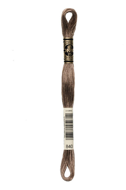  DMC Embroidery Floss, 840 Beige Brown Medium 
