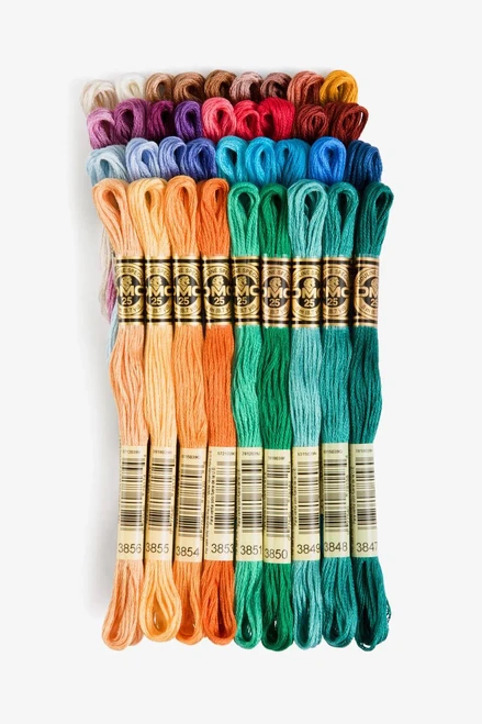  DMC Embroidery Floss, Anniversary Collection 