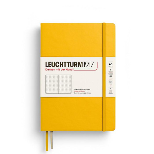 Leuchtturm 1917 Leuchtturm Hardcover Notebook, Sunflower, Medium (A5), 251p., dotted 