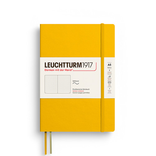 Leuchtturm Softcover (Medium A5) Notebook, Sunflower, 123p., dotted