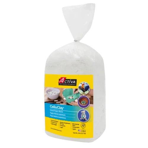Activa Products, Inc. Activa CelluClay, Instant Paper Mâché, 5# 