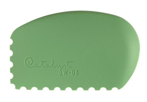 Princeton Artist Brush Company Catalyst Silicone Wedge No. 3, Green 