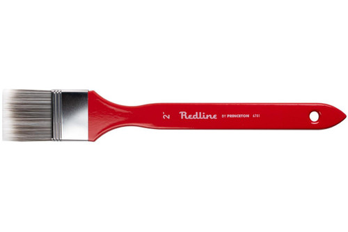 Princeton Artist Brush Company Princeton Brush Redline Synthetic Blend, Series 6700, Long Handle, Flat 2" 