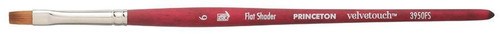 Princeton Artist Brush Company Princeton Brush Velvetouch, Series 3950, Short Handle Brushes, Flat Shader 4  Princeton Artist Brush Company Princeton Brush Velvetouch, Series 3950, Short Handle Brushes, Flat Shader 4