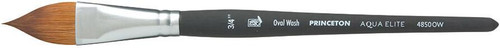 Princeton Artist Brush Company Princeton Brush Aqua Elite, Synthetic Kolinsky Sable, Series 4850, Oval Wash 1/2" 