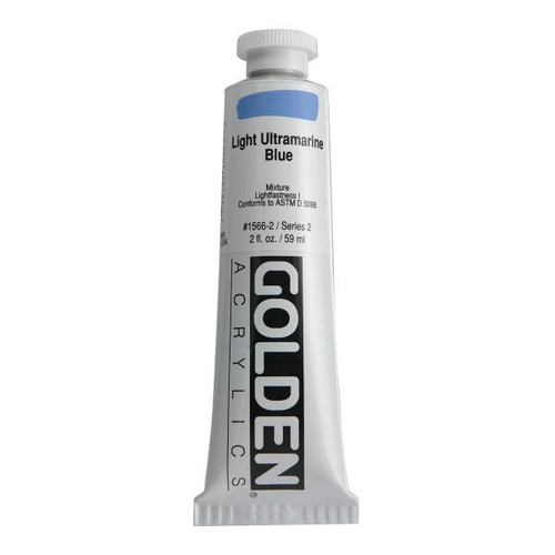 Golden Artist Colors Golden Heavy Body Acrylic, 2oz., Light Ultramarine Blue 