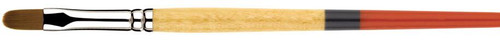 Princeton Artist Brush Company Princeton Brush Snap! Series 9650, Short Handle, Gold Taklon, Filbert 12 