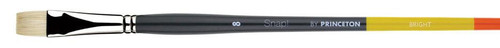 Princeton Artist Brush Company Princeton Brush Snap! Series 9700, Long Handle, Natural Bristle, Bright 8 