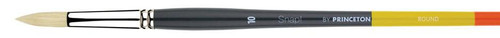 Princeton Artist Brush Company Princeton Brush Snap! Series 9700, Long Handle, Natural Bristle, Round 10 