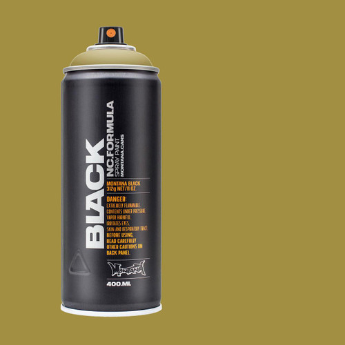Montana Cans BLACK Spray Paint, 400ml, Hemp