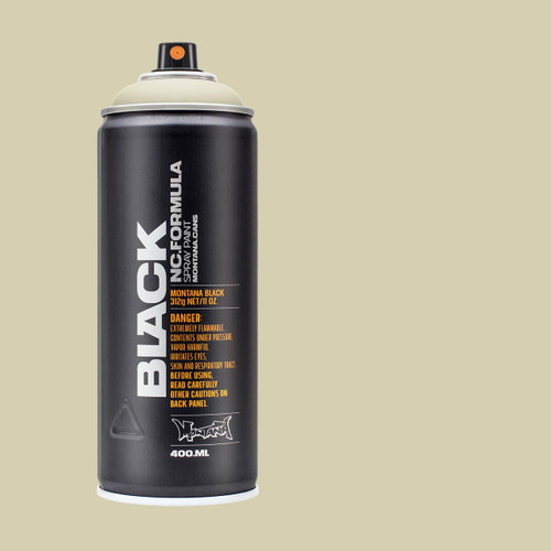 Montana Cans BLACK Spray Paint, 400ml, Face