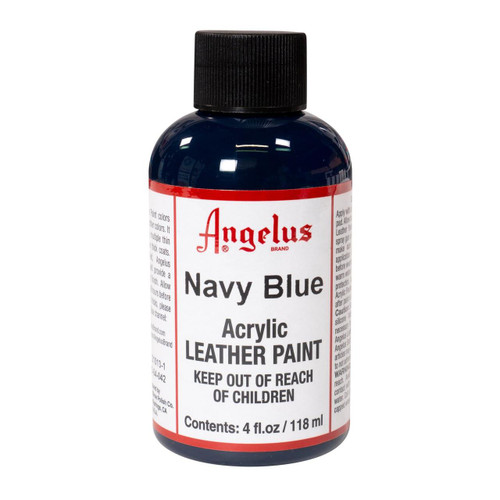 Angelus Leather Paint Navy 4oz