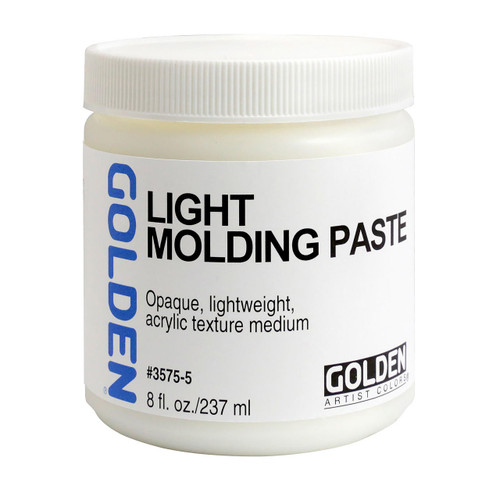 Golden Artist Colors Golden Molding Paste, Light, 8oz. 