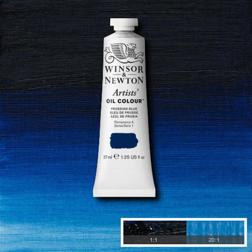 Winsor & Newton Artists' Oil Color, 37ml, Prussian Blue