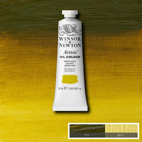 Winsor & Newton Artists' Oil Color, 37ml, Green Gold