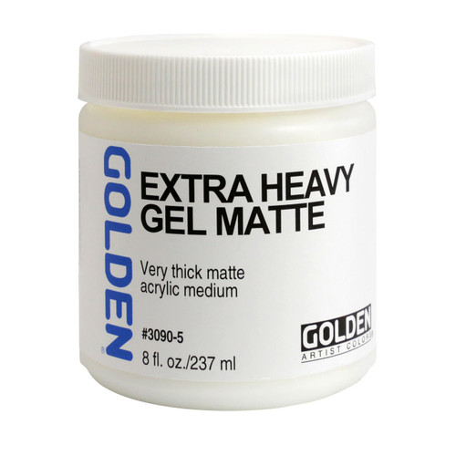 Golden Artist Colors Golden Extra Heavy Gel, Matte, 8oz. 